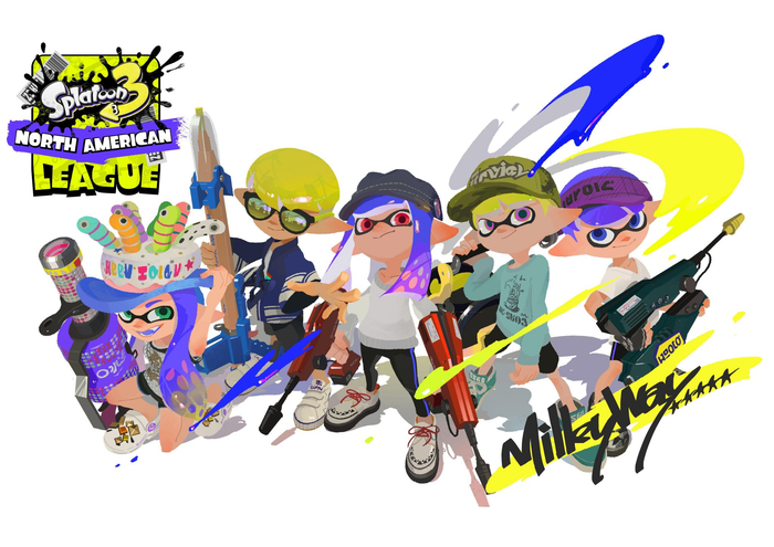 乐鱼直播入口-斯普拉遁3北美冠军Milky Way获官方贺图|粉丝应援物产出|喷射战士3|switch_新浪新闻